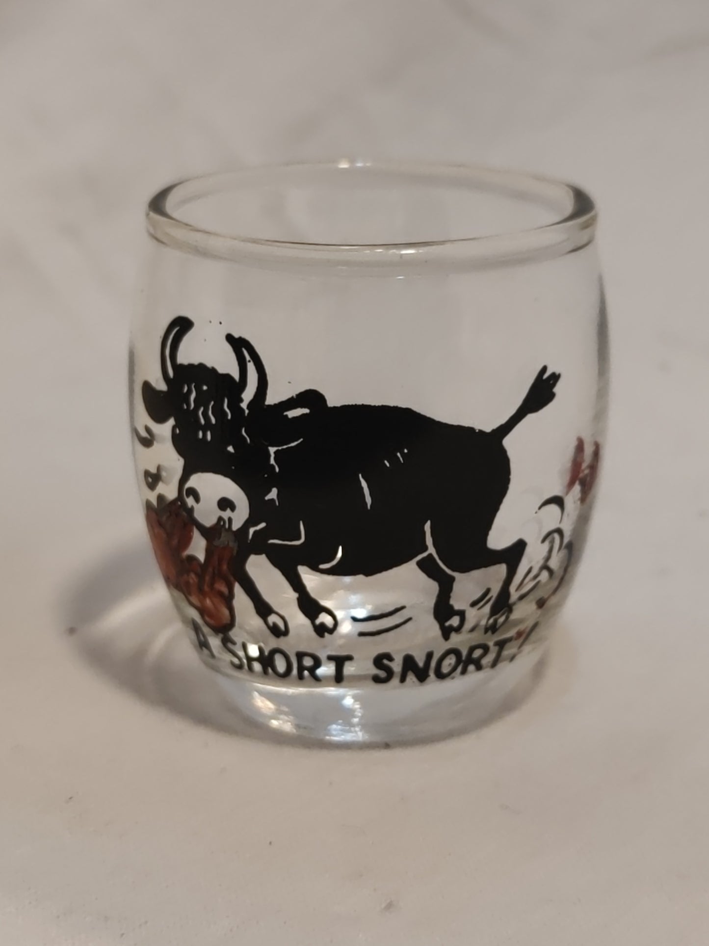 A Short Snort shot glass