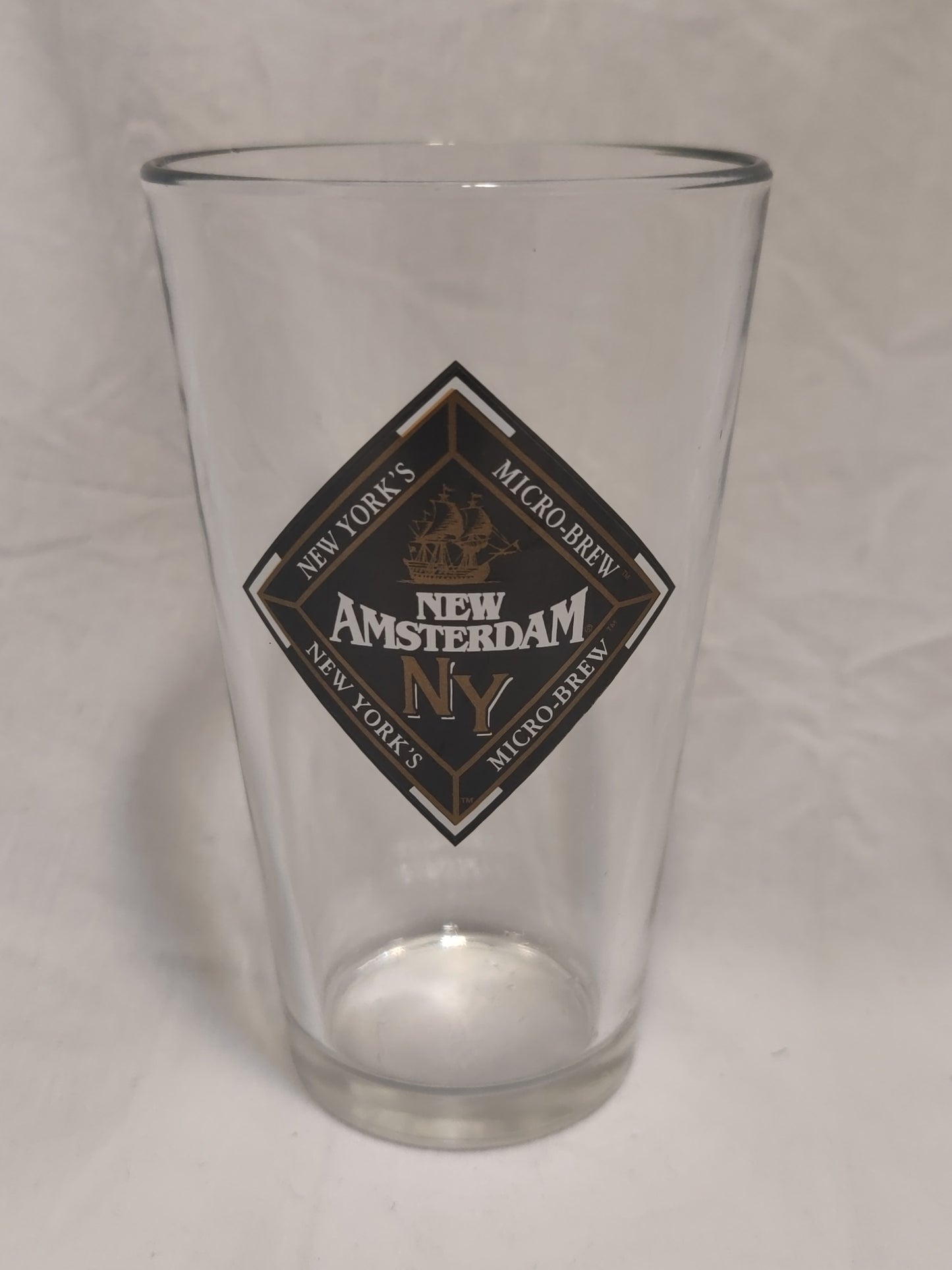 New York - New Amsterdam Micro Brew Pint Glads