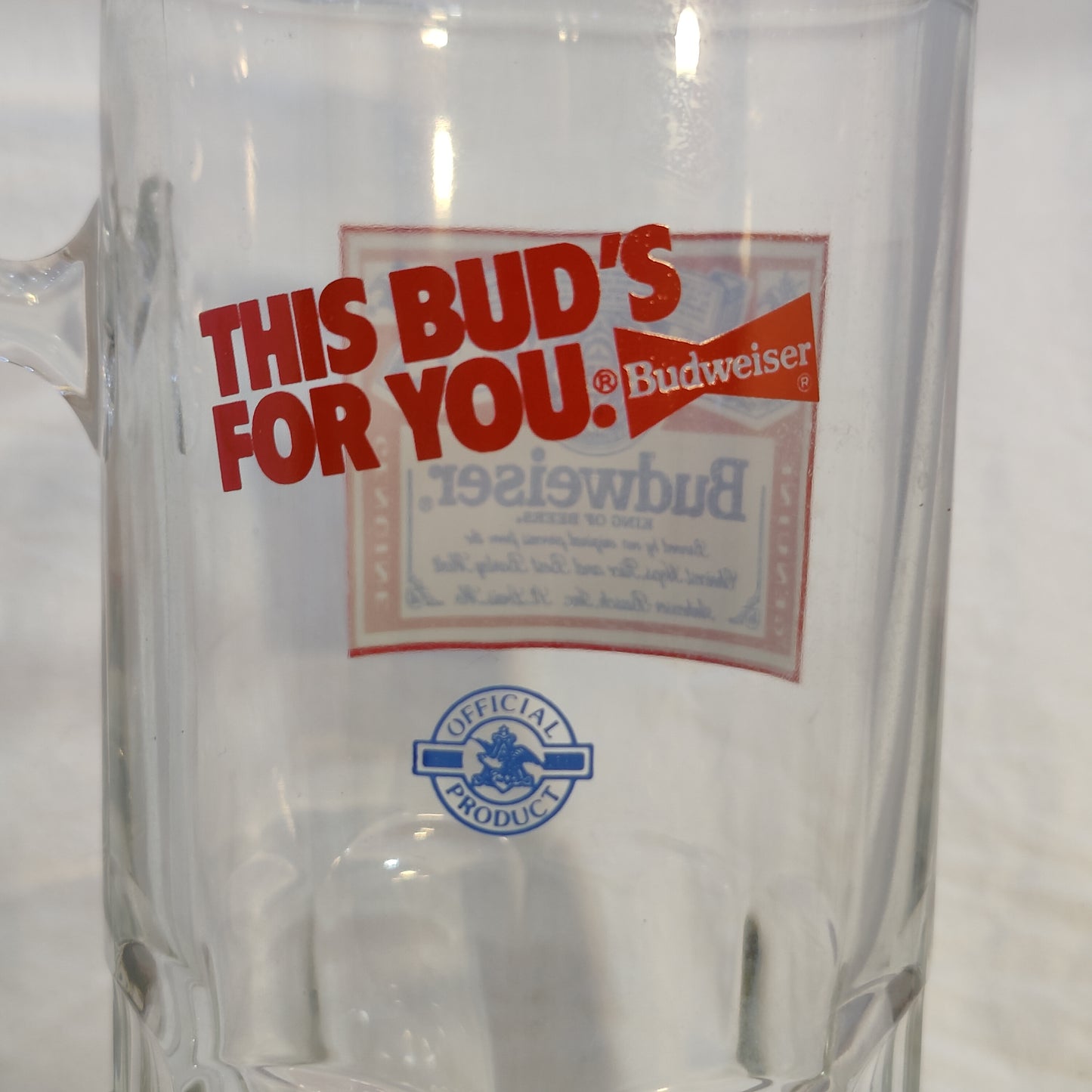 Budweiser Beer Mug