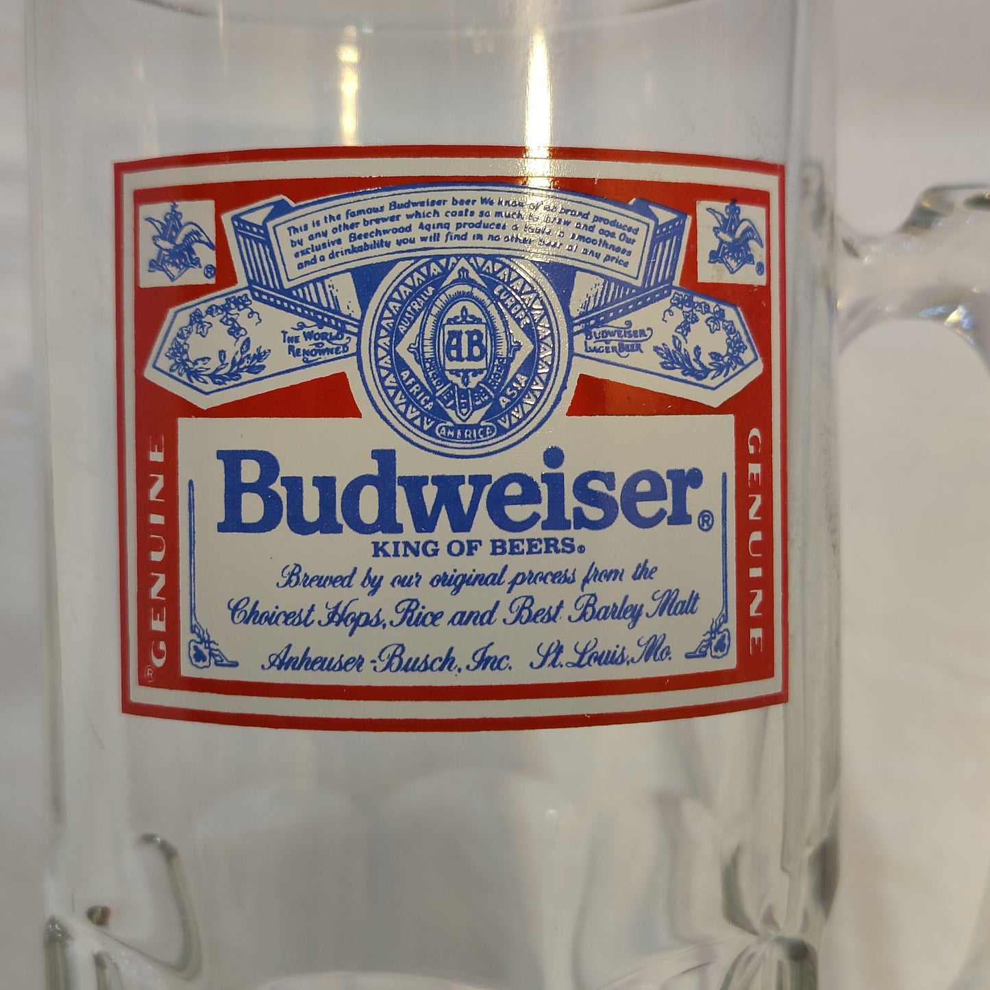 Budweiser Beer Mug
