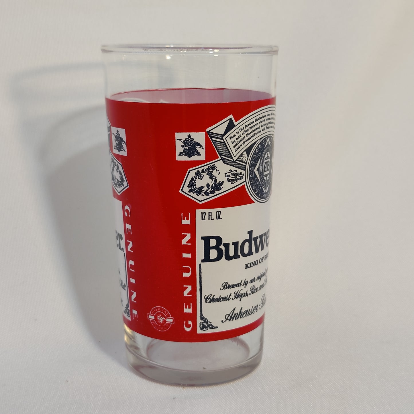 Budweiser Glass 12 oz.