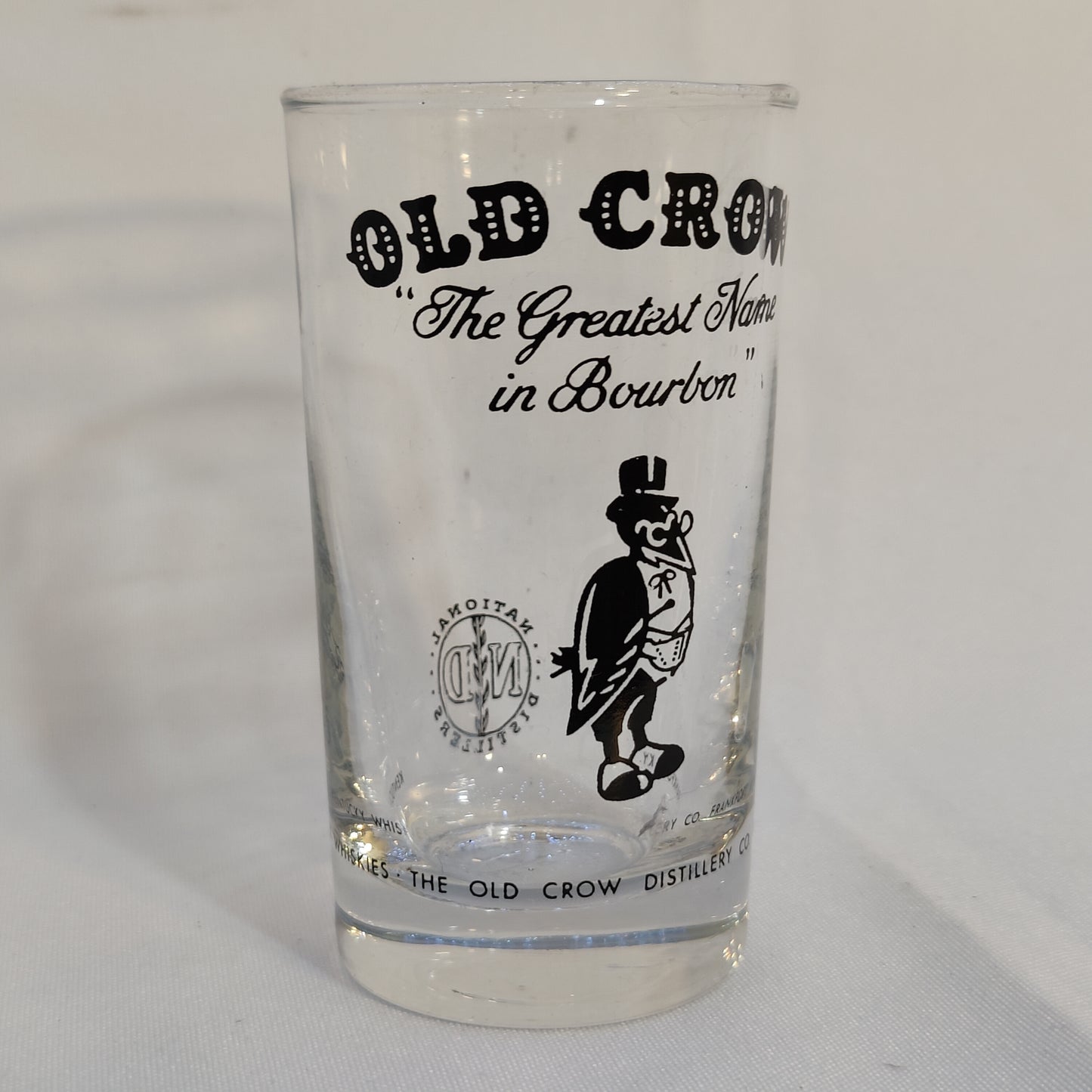 Old Crow - The Greatest Name in Bourbon Wiskey Glass