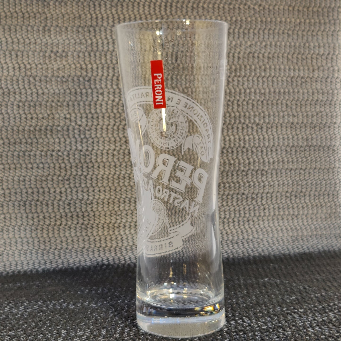 Peroni Nastro Azzurro - Birra Superiore Etched Beer Glass