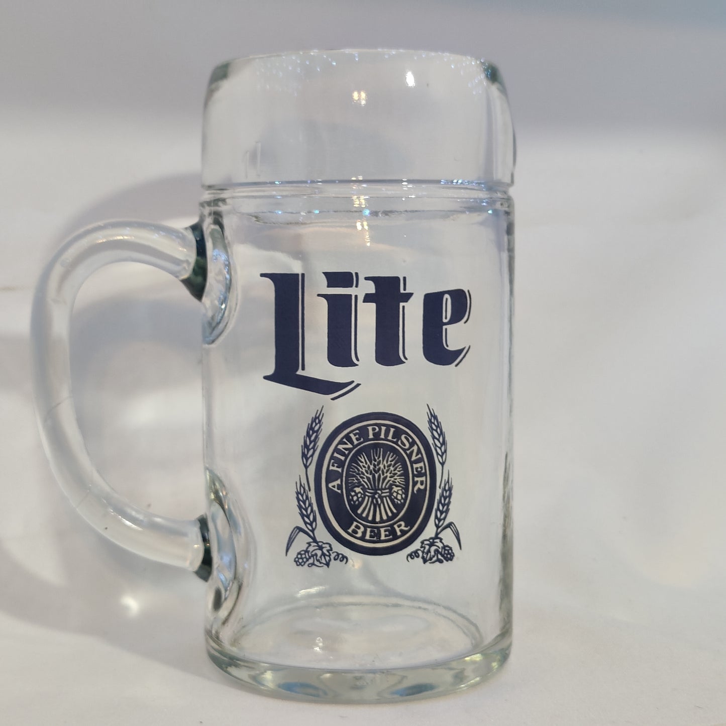 Miller Lite Large Glass Beer Mug / Stein 40oz.