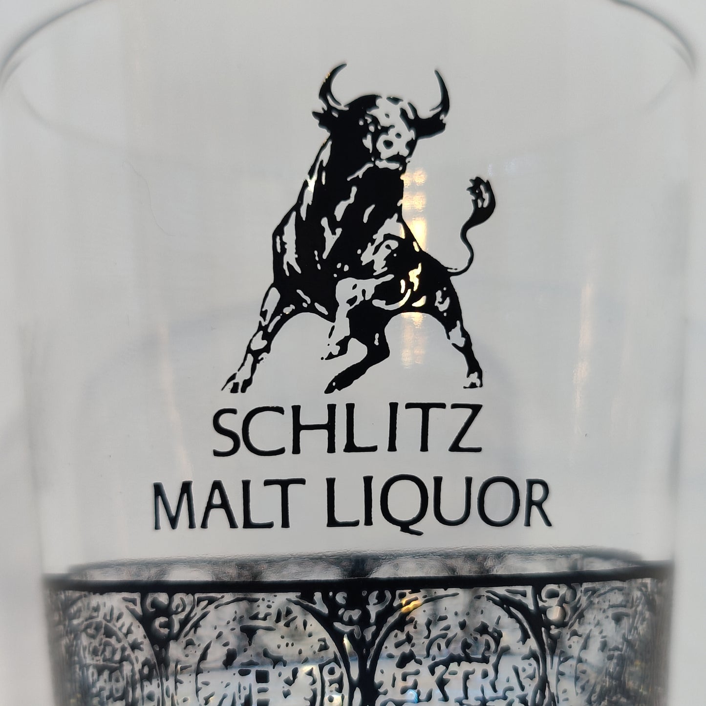 Schlitz Malt liquor Cocktail glass