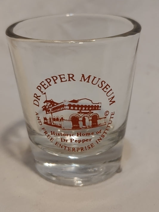 Dr. Pepper Museum shot glass