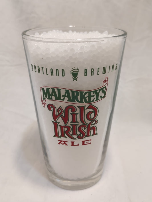 Malarkey's wild Irish Ale - Portland Brewing Pint Glass