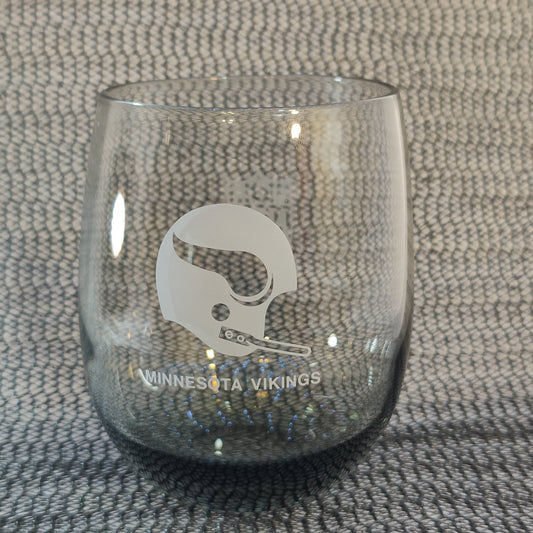 Minnesota Vikings Wine Glass