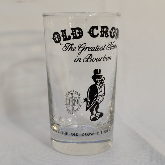 Old Crow - The Greatest Name in Bourbon Wiskey Glass