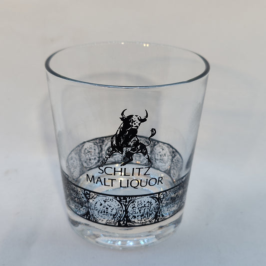 Schlitz Malt liquor Cocktail glass